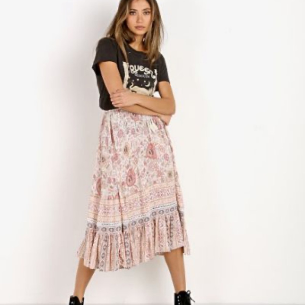 Spell and the Gypsy Zahara midi skirt size Medium